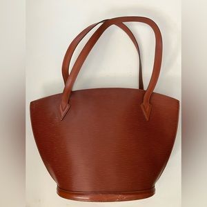 Louis Vuitton Saint Jacques GM Brown Epi Leather. PRE LOVED. Authentic.